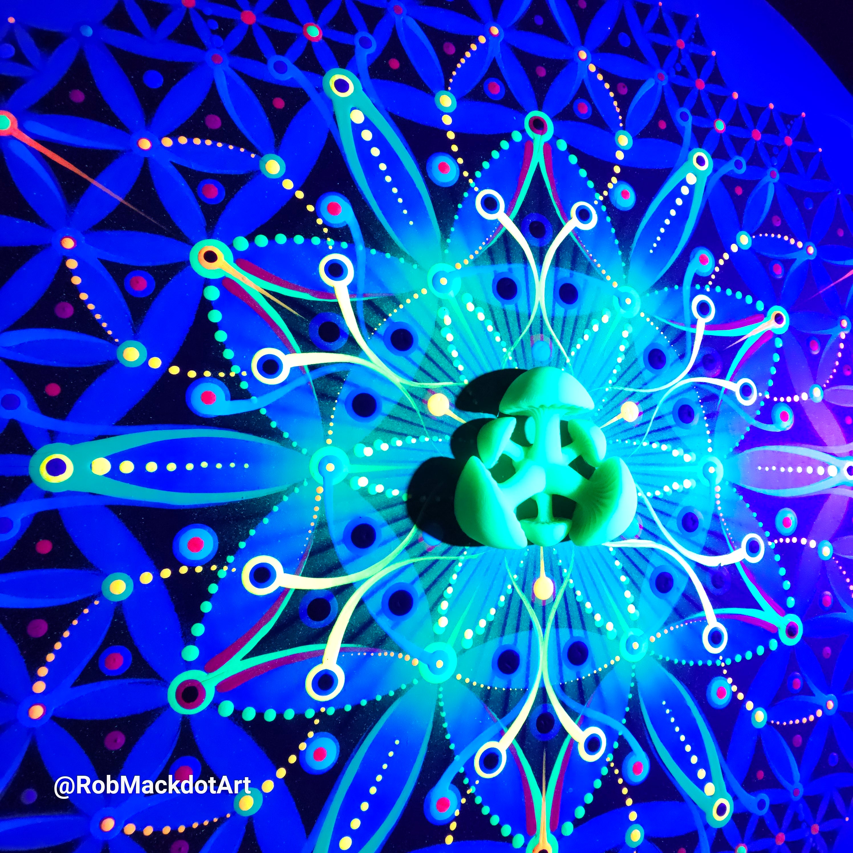 60cm Original Psychedelic Artwork 24