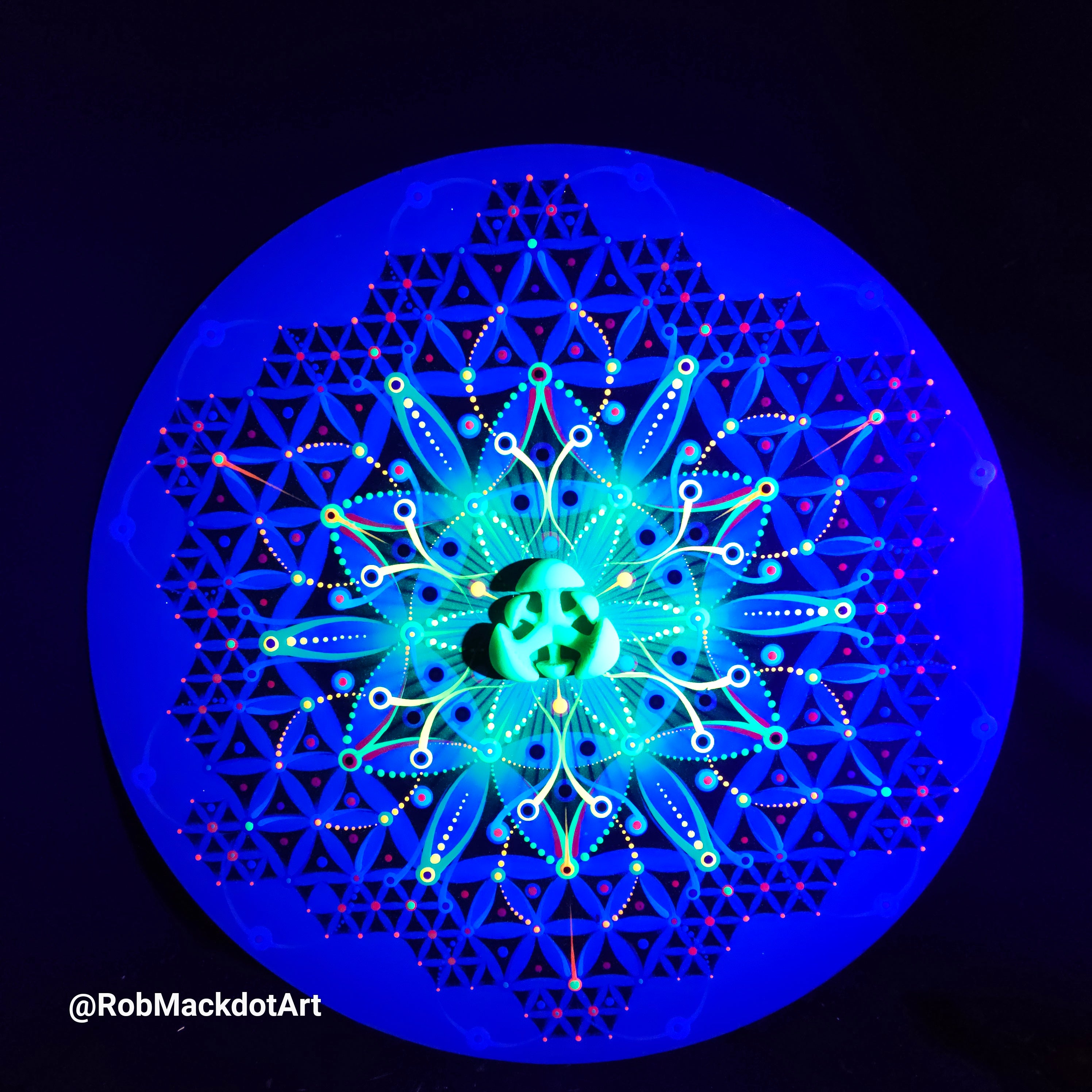 60cm Original Psychedelic Artwork 24