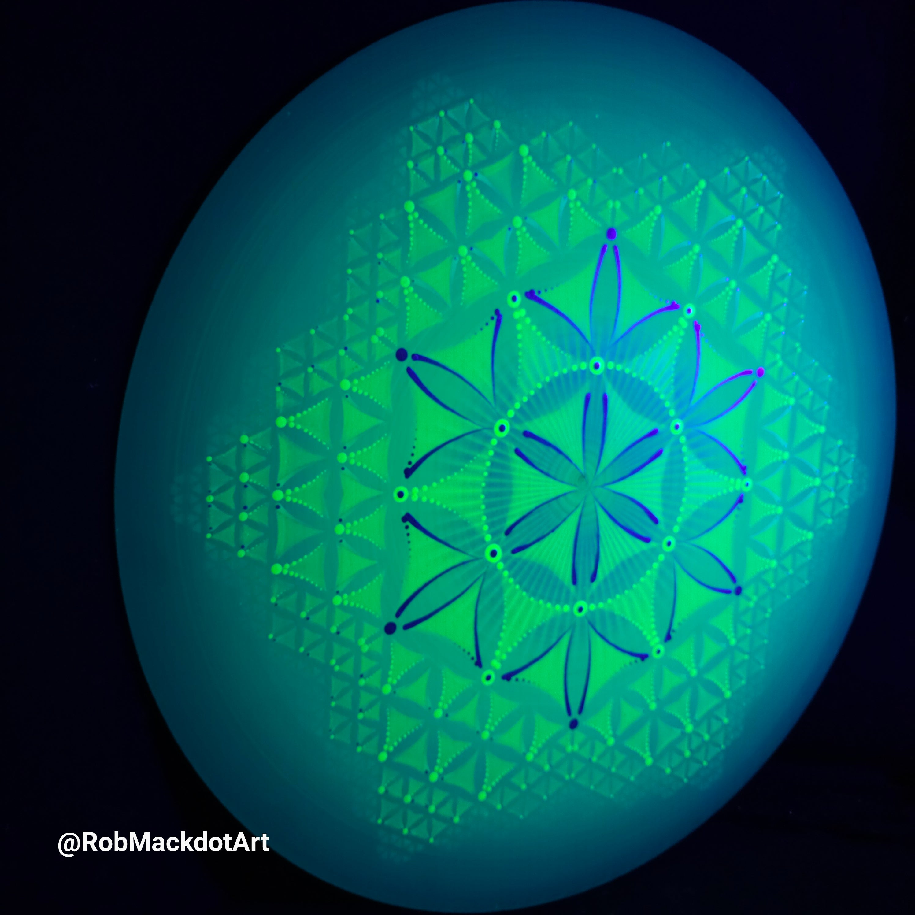 60cm Original Psychedelic Artwork 22
