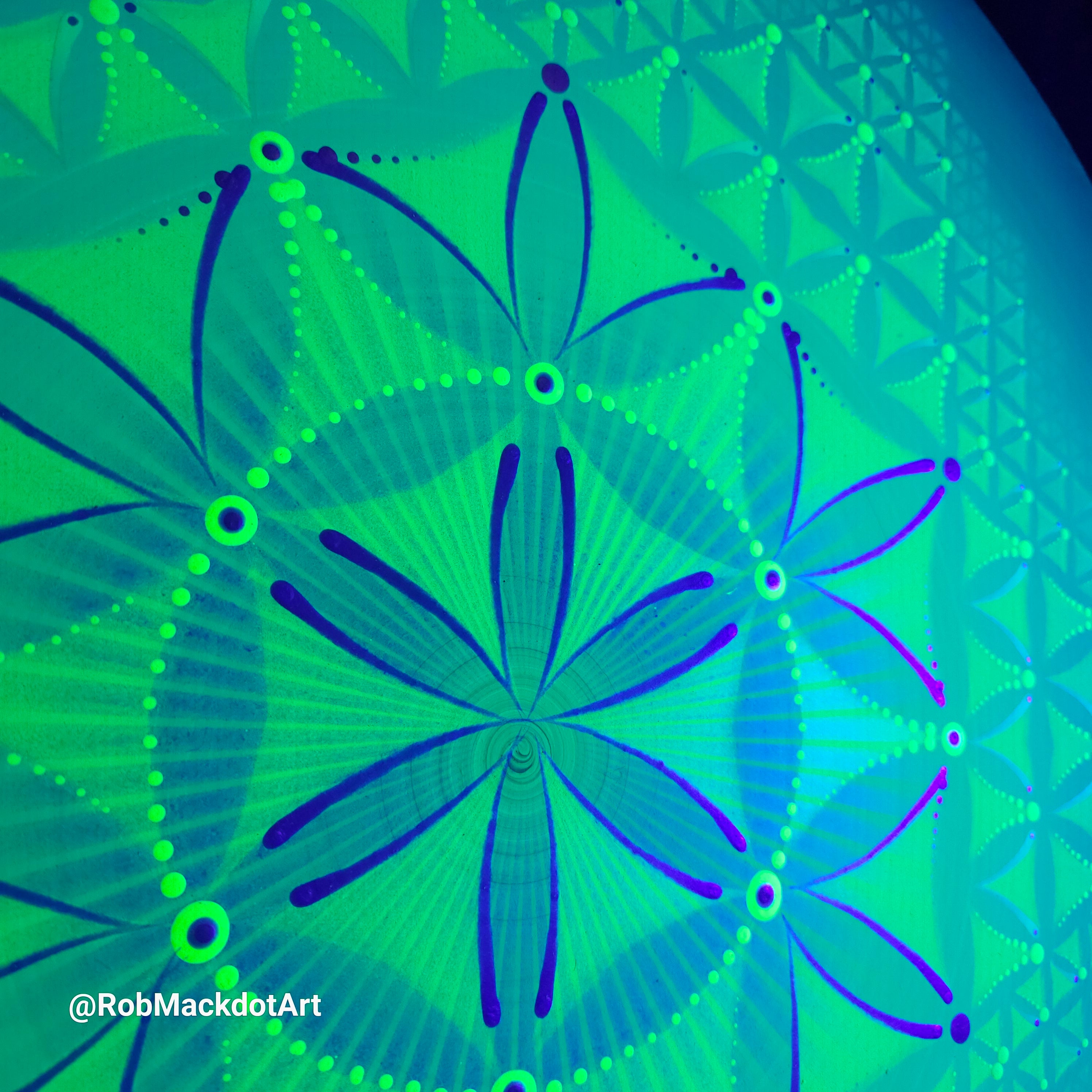60cm Original Psychedelic Artwork 22