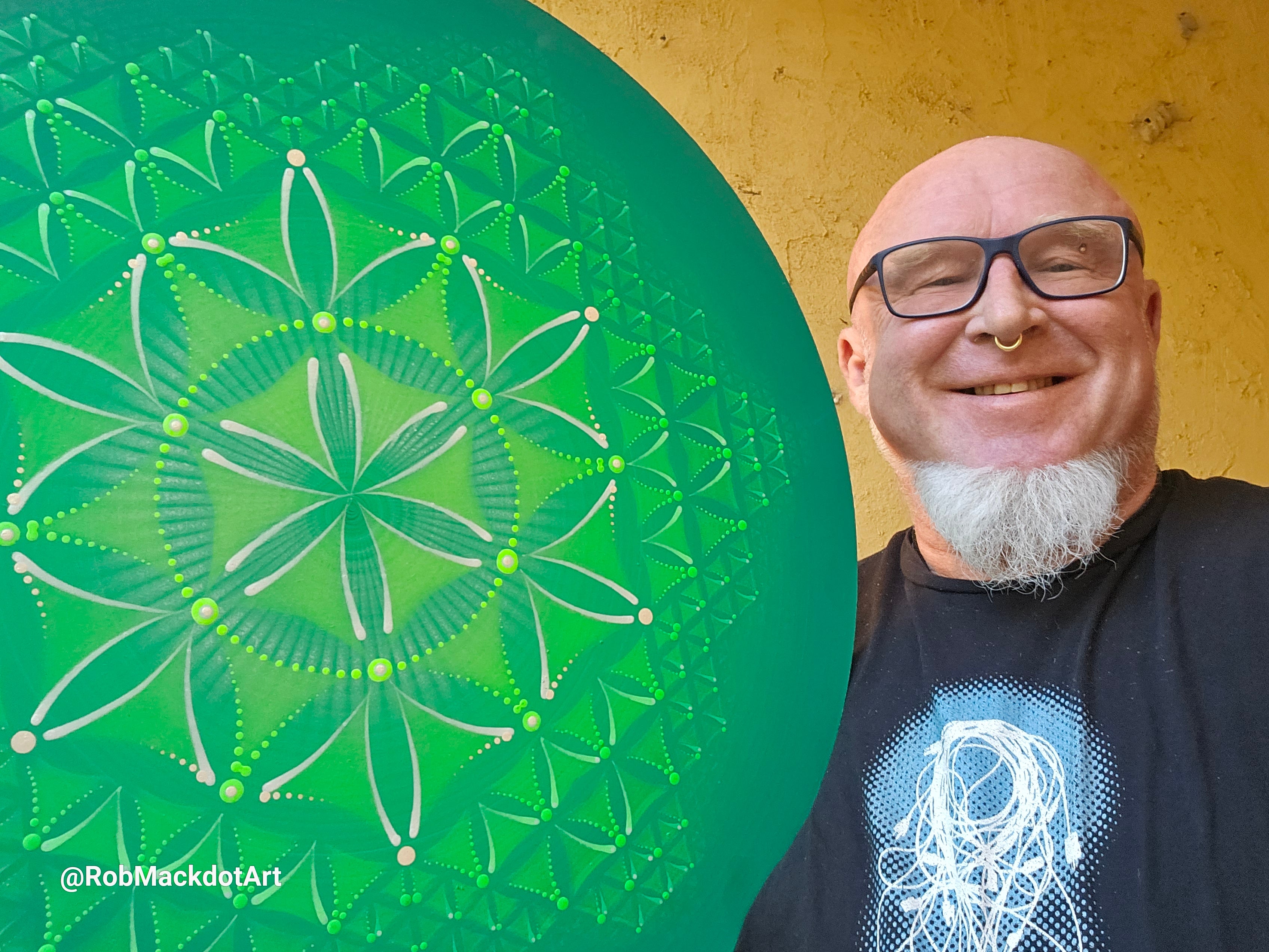 60cm Original Psychedelic Artwork 22