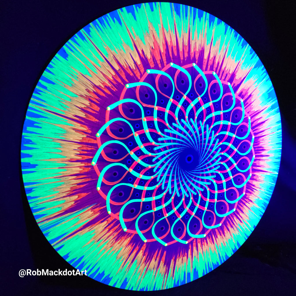 60cm Original Psychedelic Artwork 24