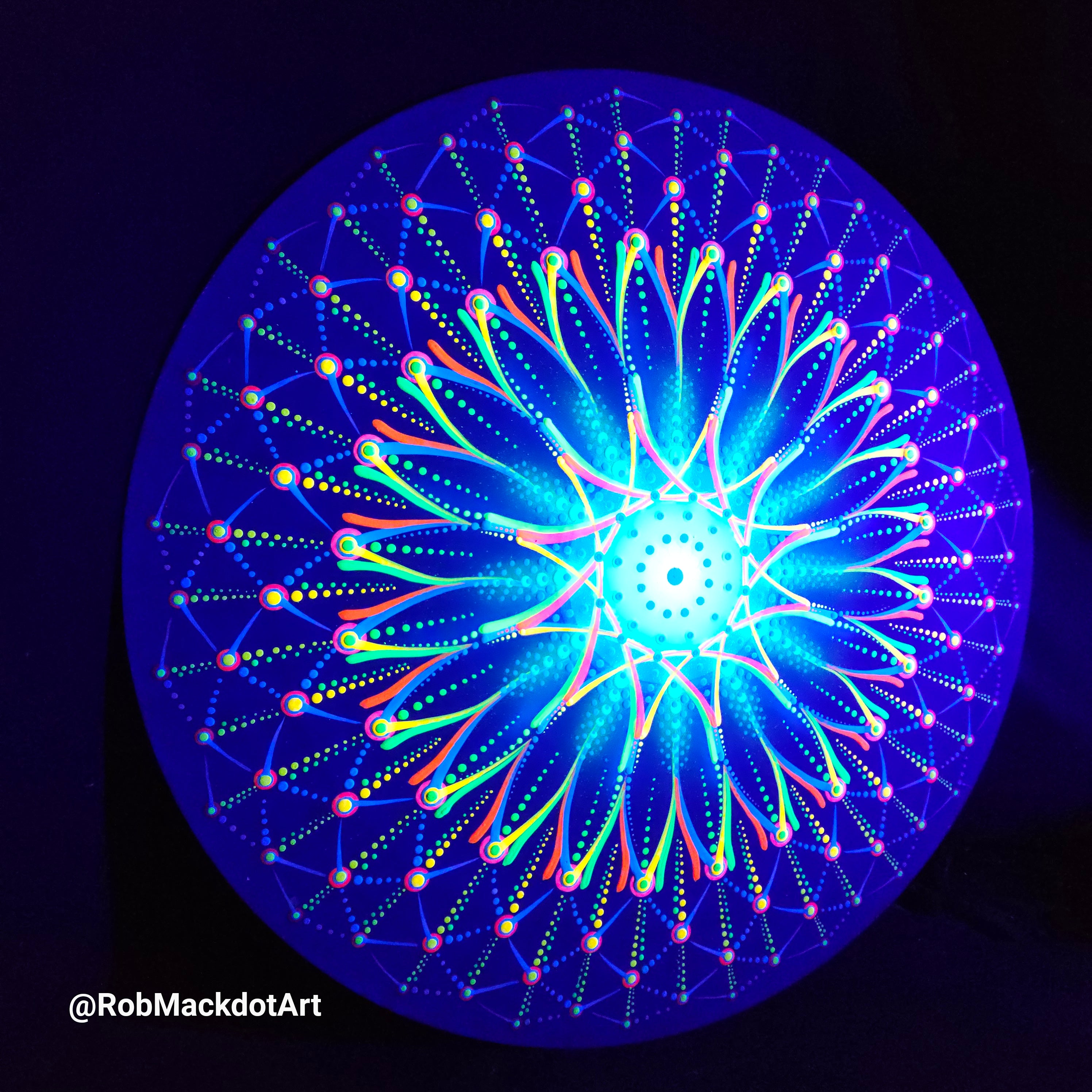 60cm Original Psychedelic Artwork 25