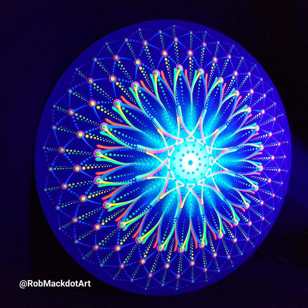 60cm Original Psychedelic Artwork 25
