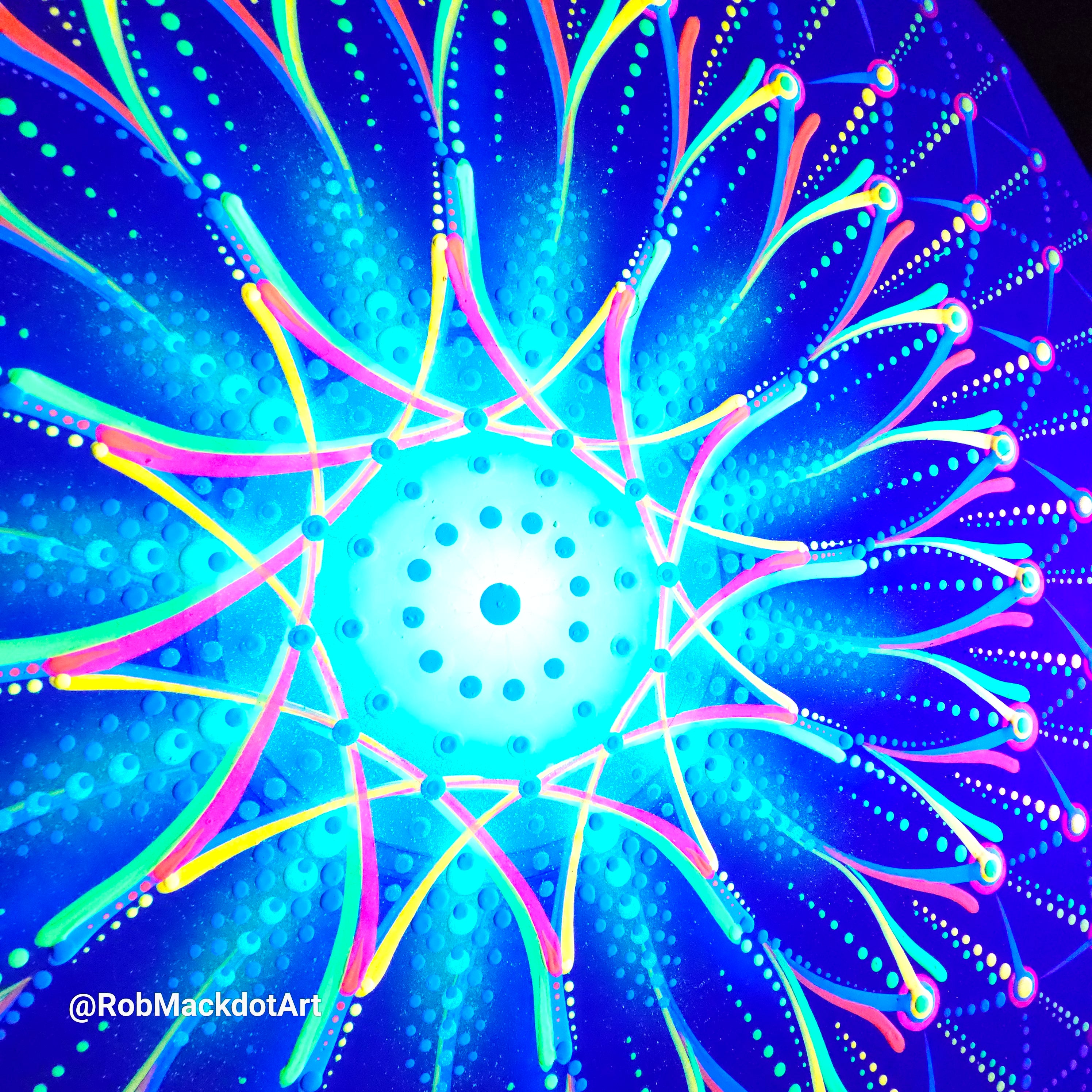 60cm Original Psychedelic Artwork 25