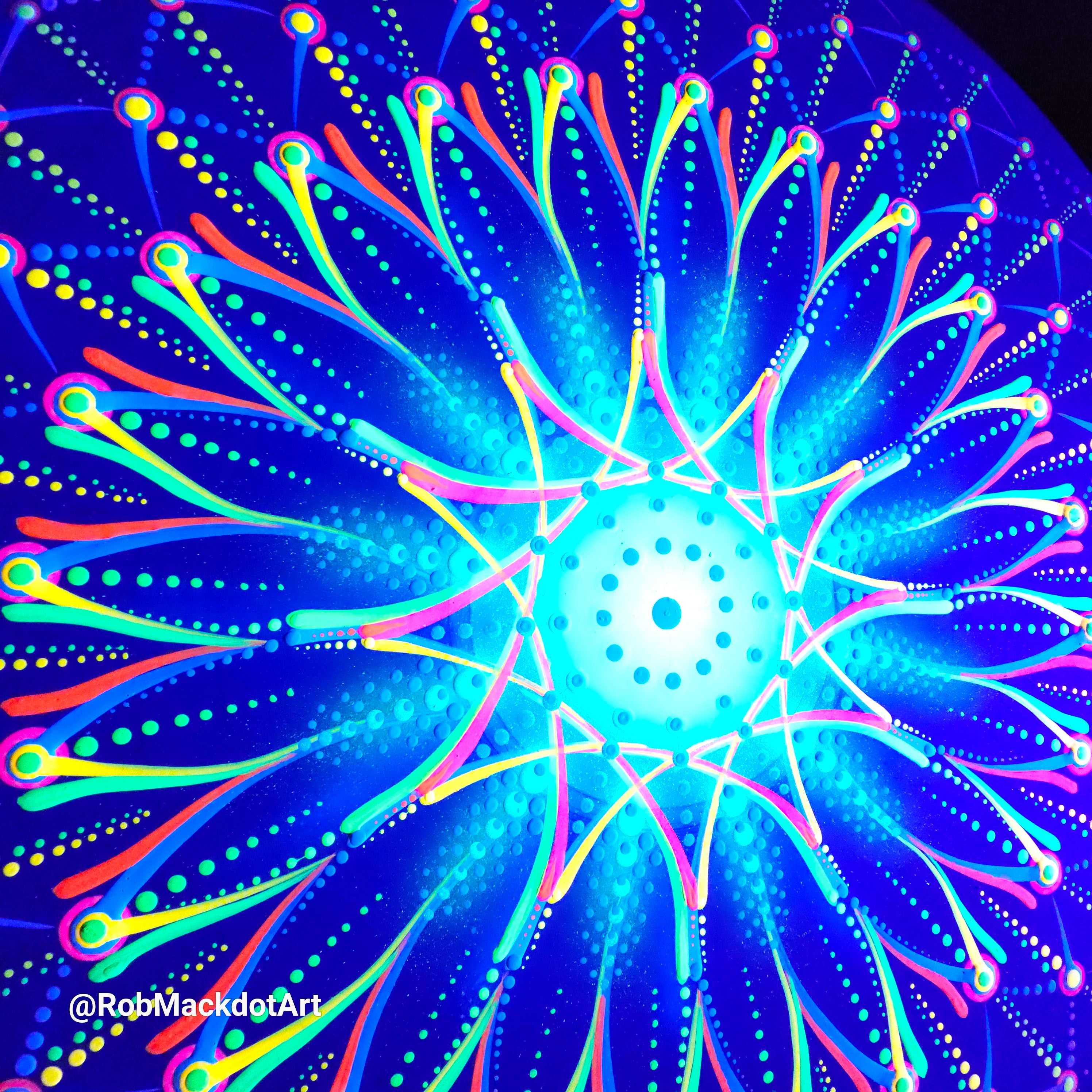 60cm Original Psychedelic Artwork 25