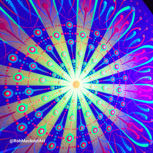 60cm Original Psychedelic Artwork 23