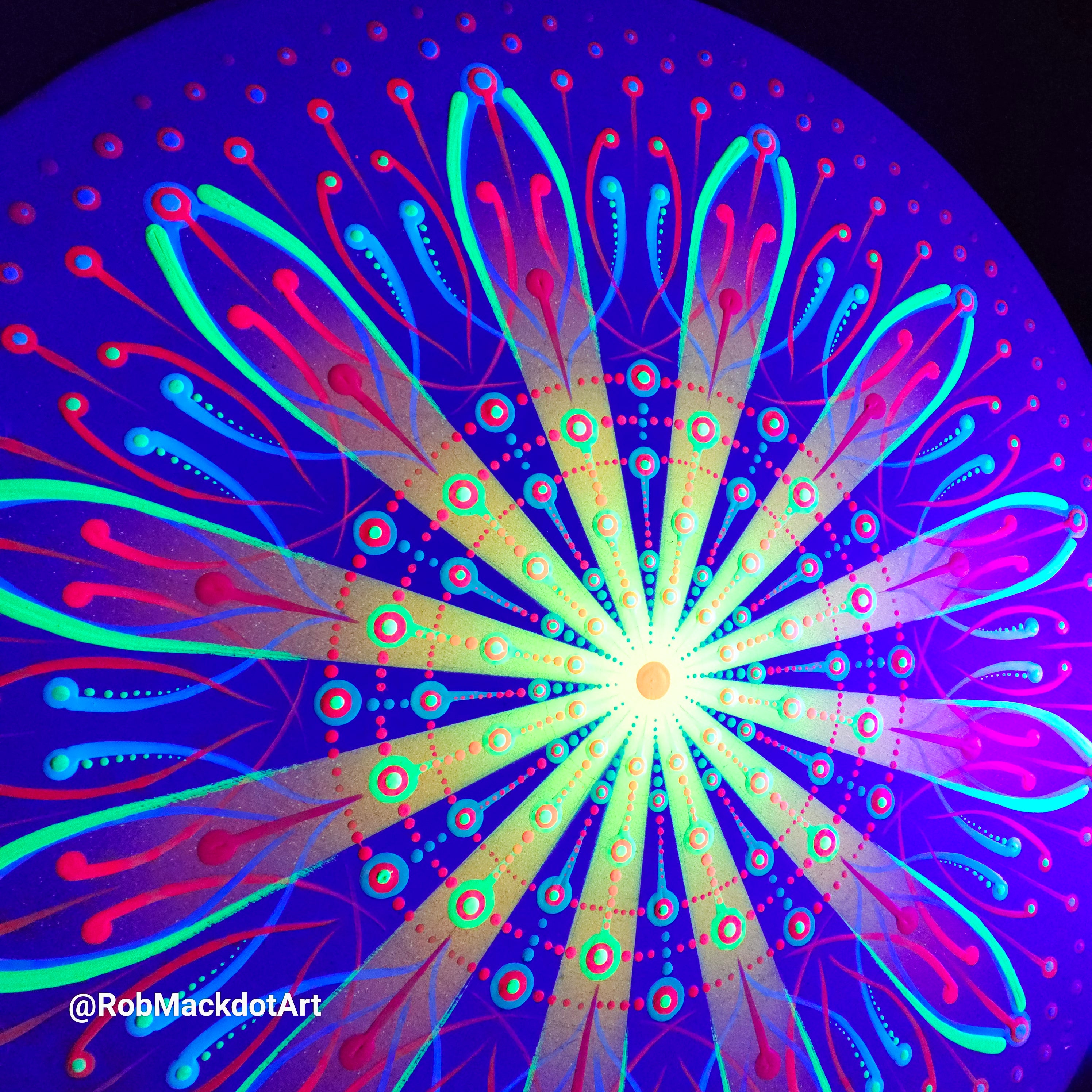 60cm Original Psychedelic Artwork 23