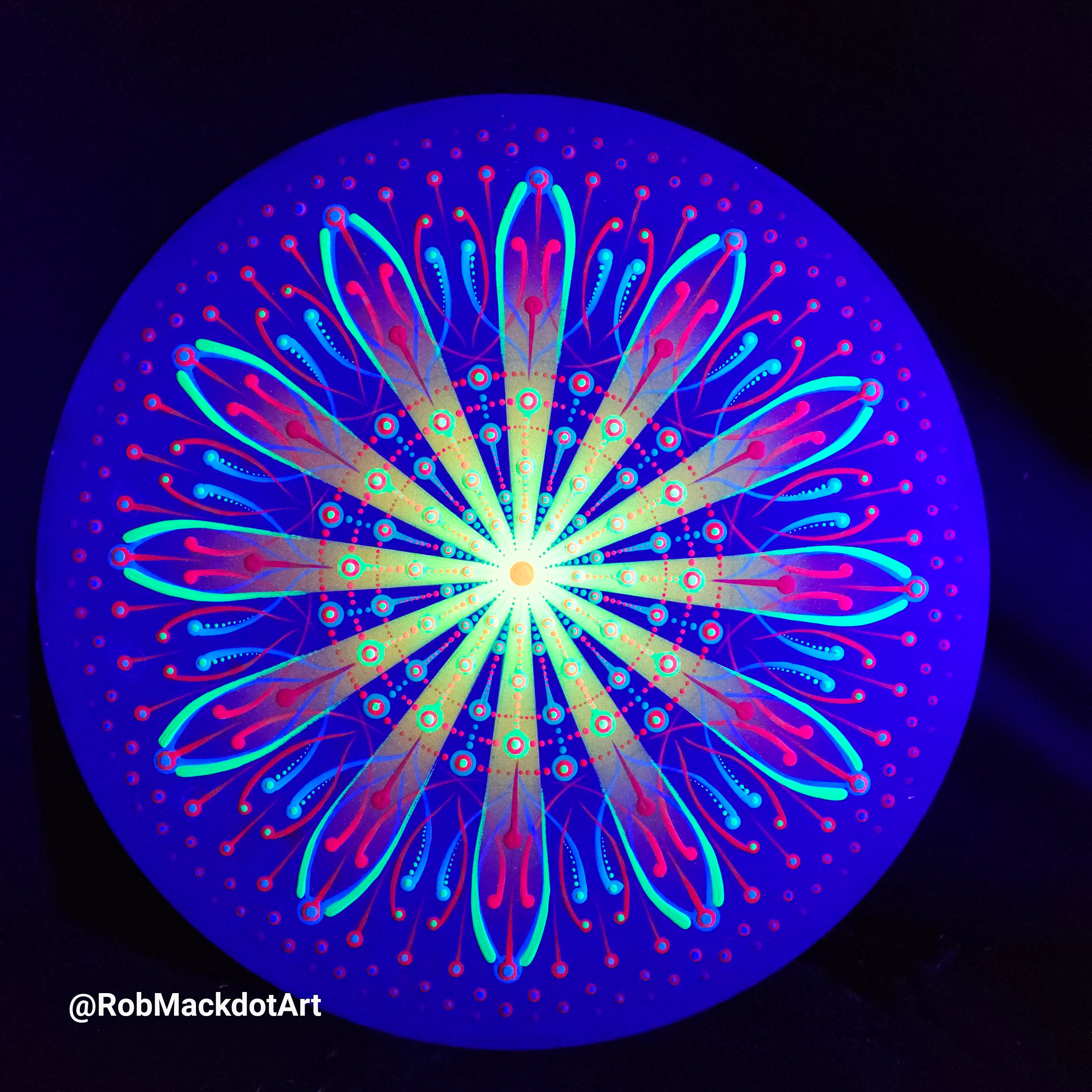 60cm Original Psychedelic Artwork 23