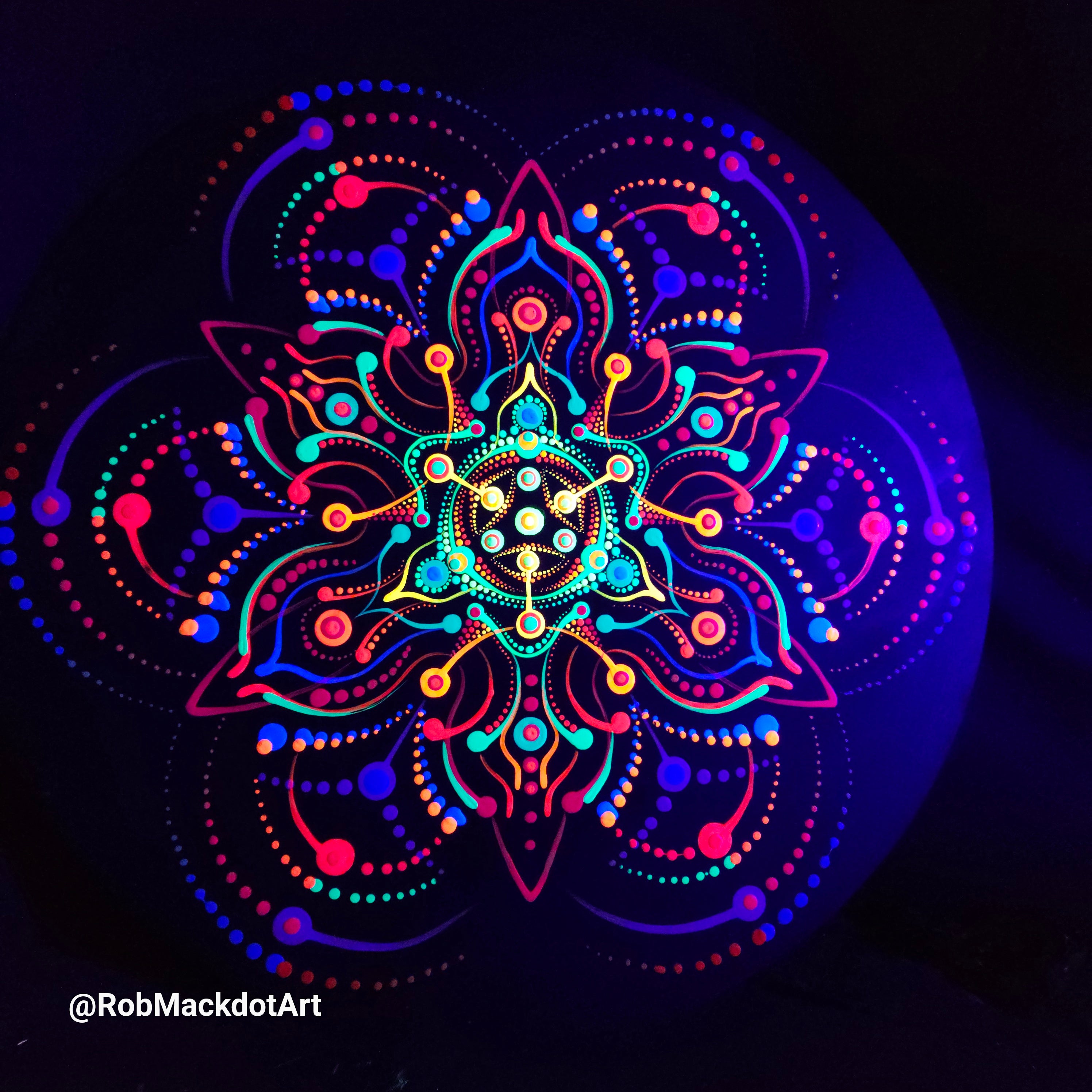 60cm Original Psychedelic Artwork 26