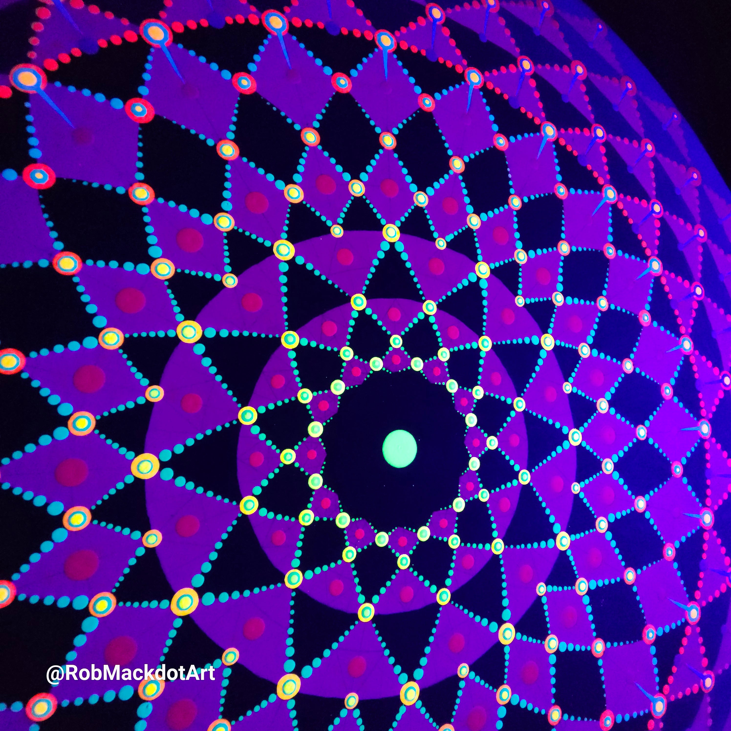 60cm Original Psychedelic Artwork 27