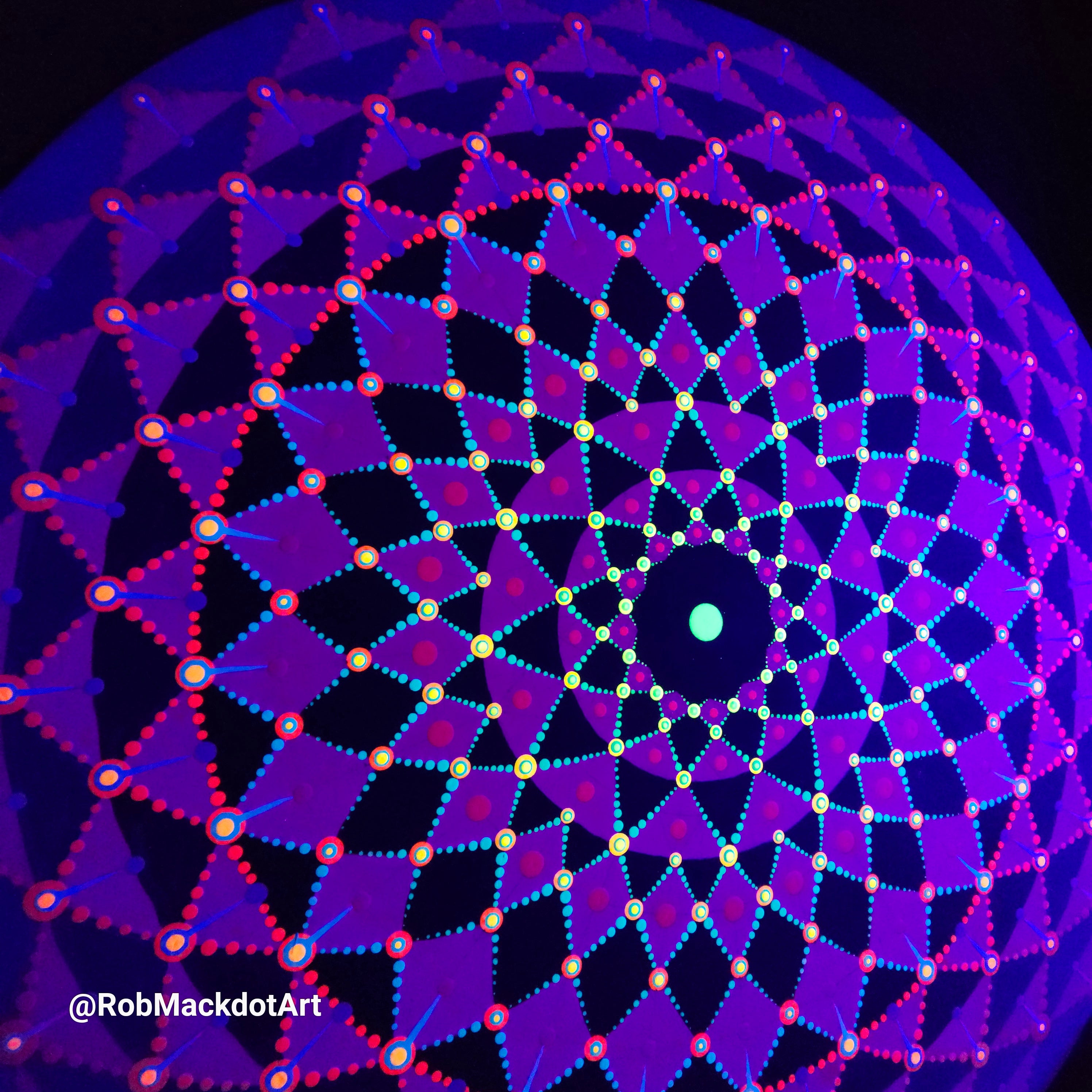 60cm Original Psychedelic Artwork 27