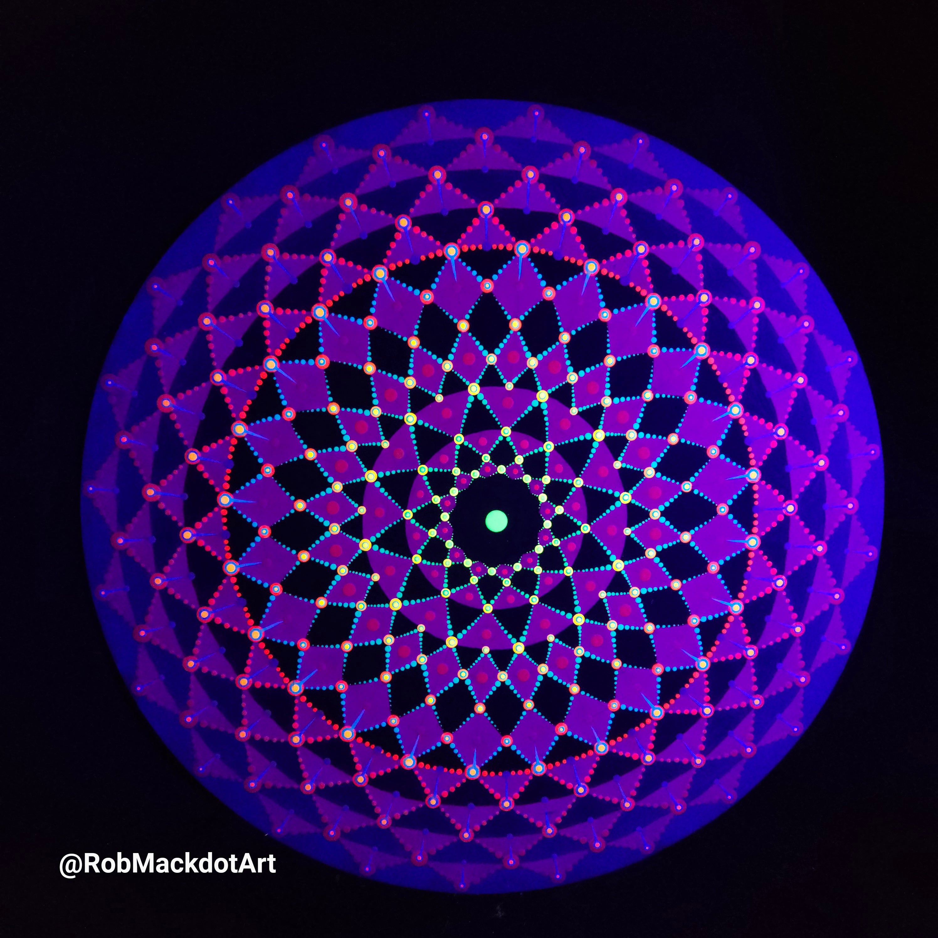 60cm Original Psychedelic Artwork 27