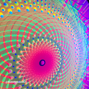 60cm Original Psychedelic Artwork 29