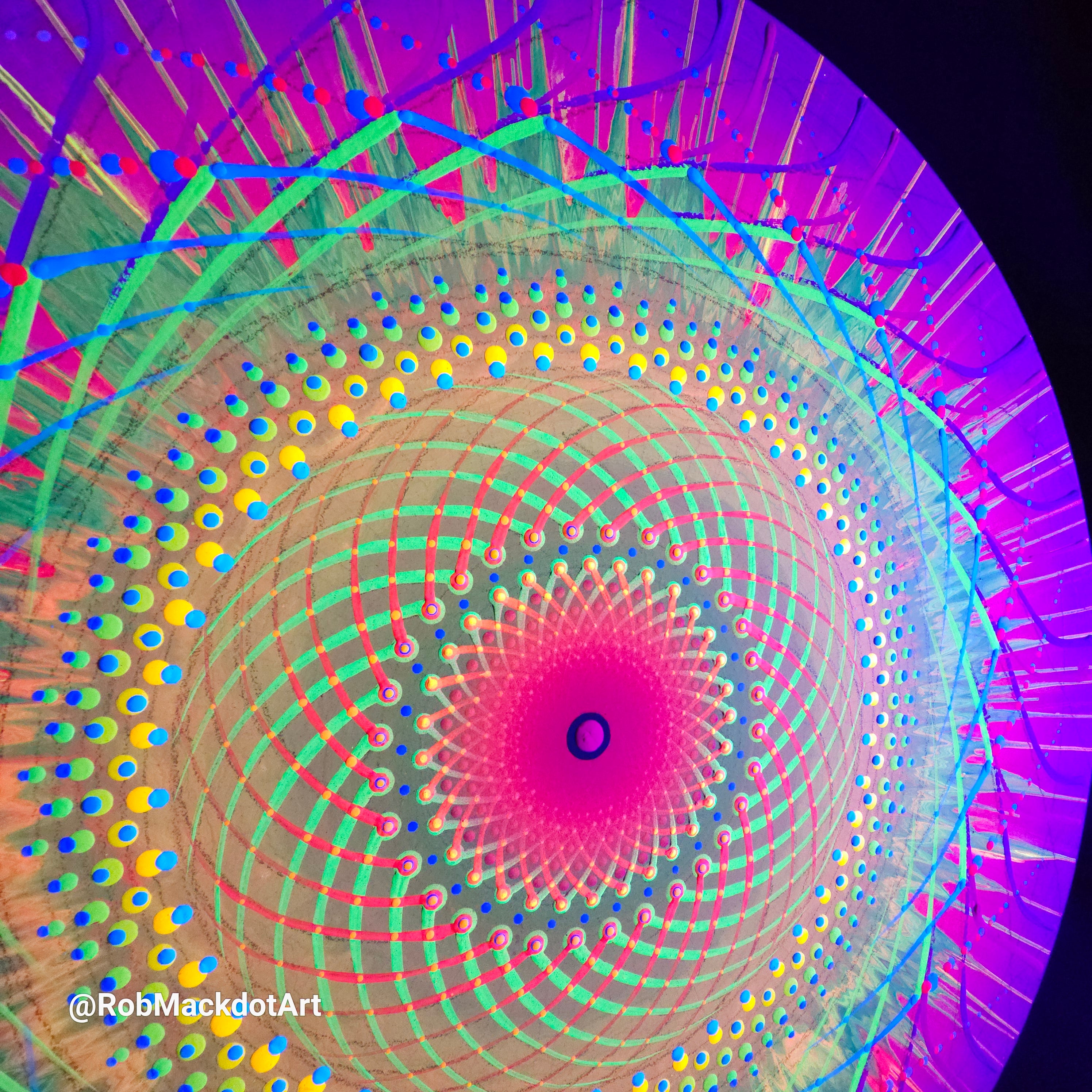 60cm Original Psychedelic Artwork 29