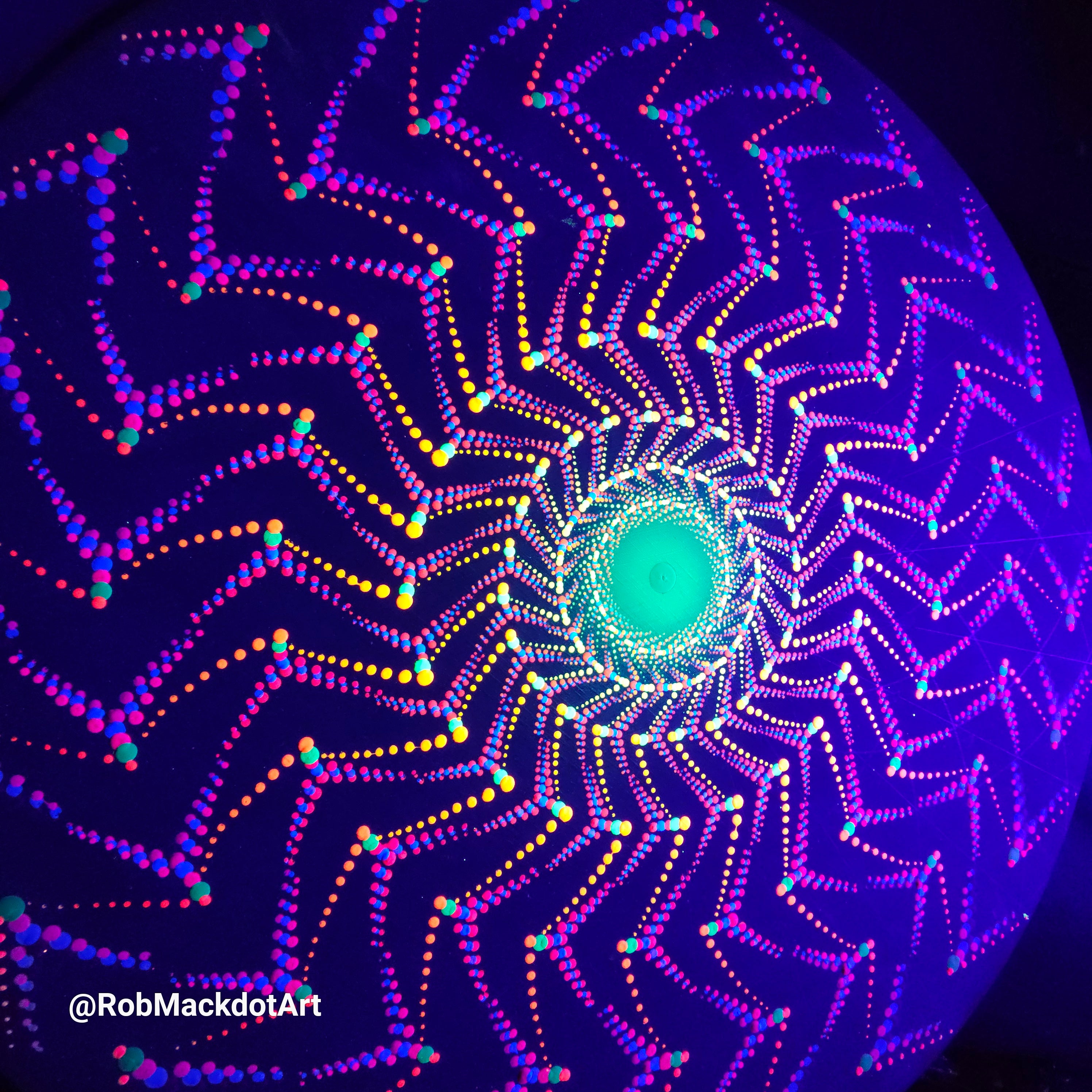 60cm Original Psychedelic Artwork 30