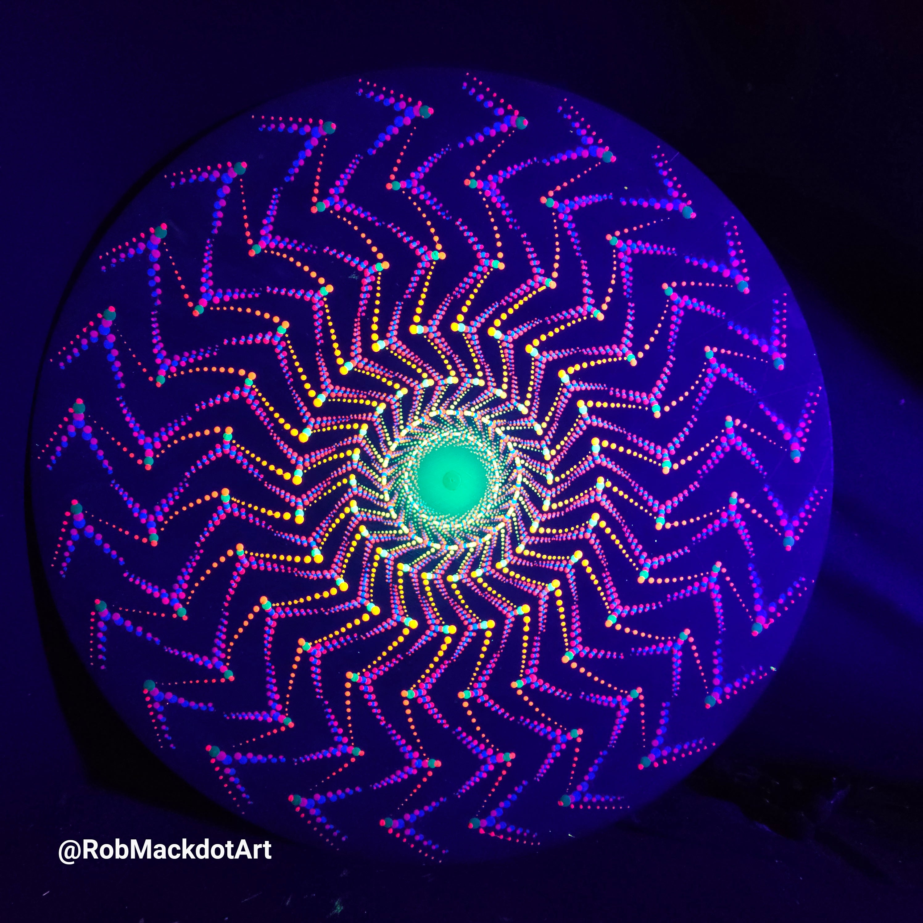 60cm Original Psychedelic Artwork 30