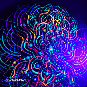 60cm Original Psychedelic Artwork 32
