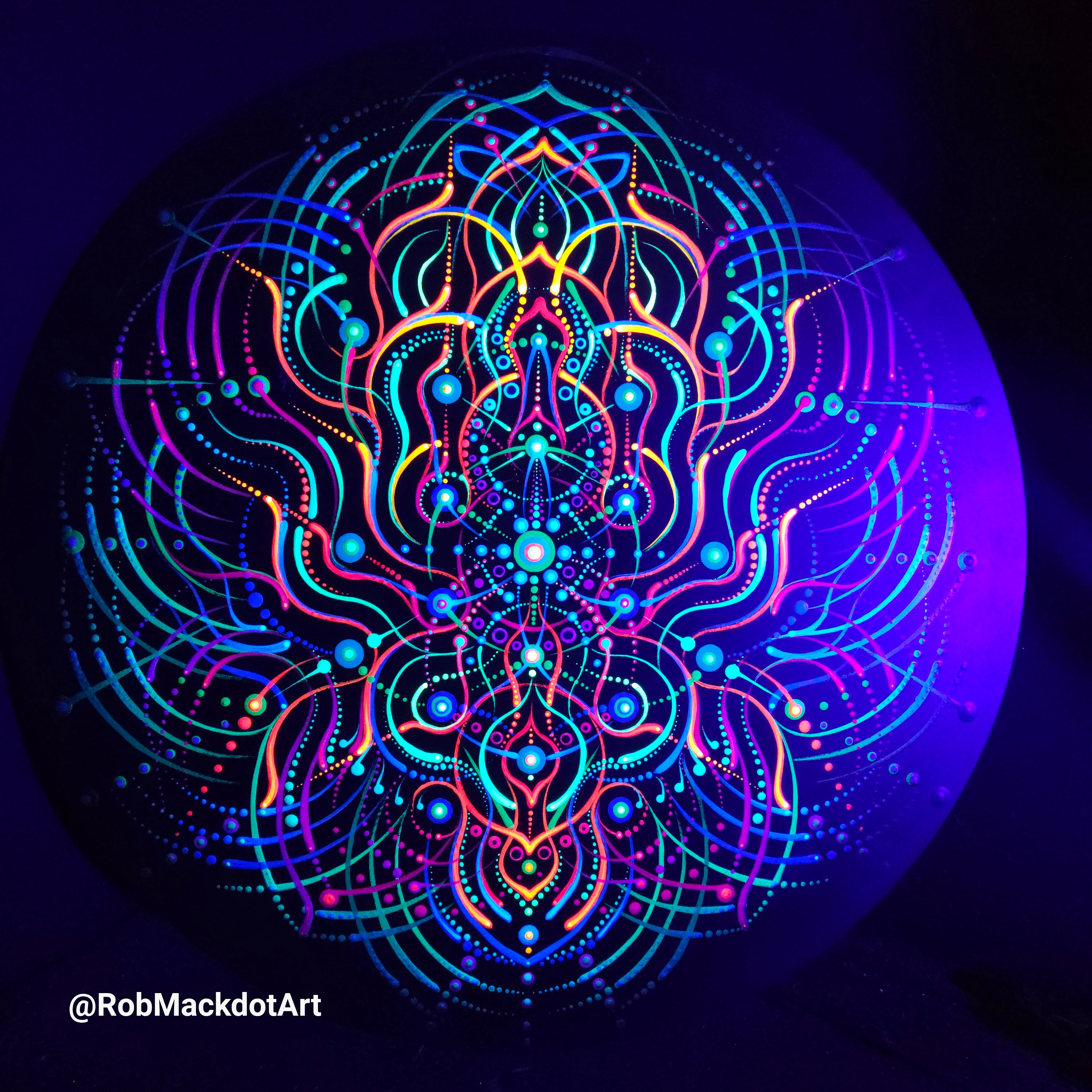 60cm Original Psychedelic Artwork 32