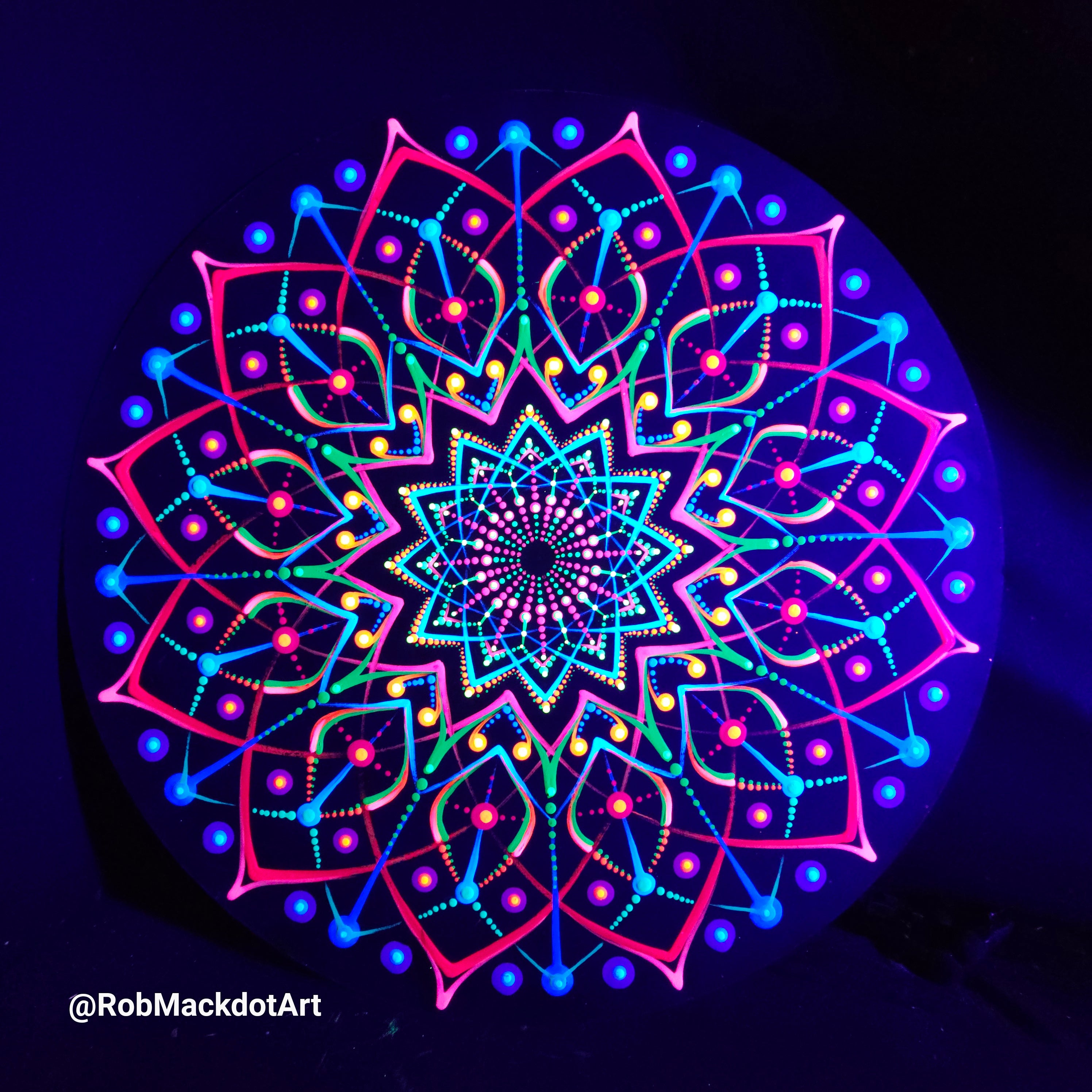 60cm Original Psychedelic Artwork 31