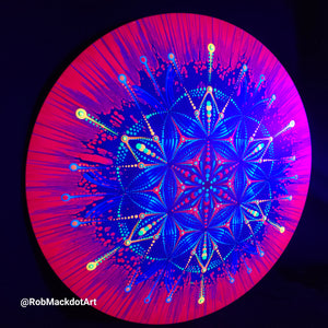 60cm Original Psychedelic Artwork 33