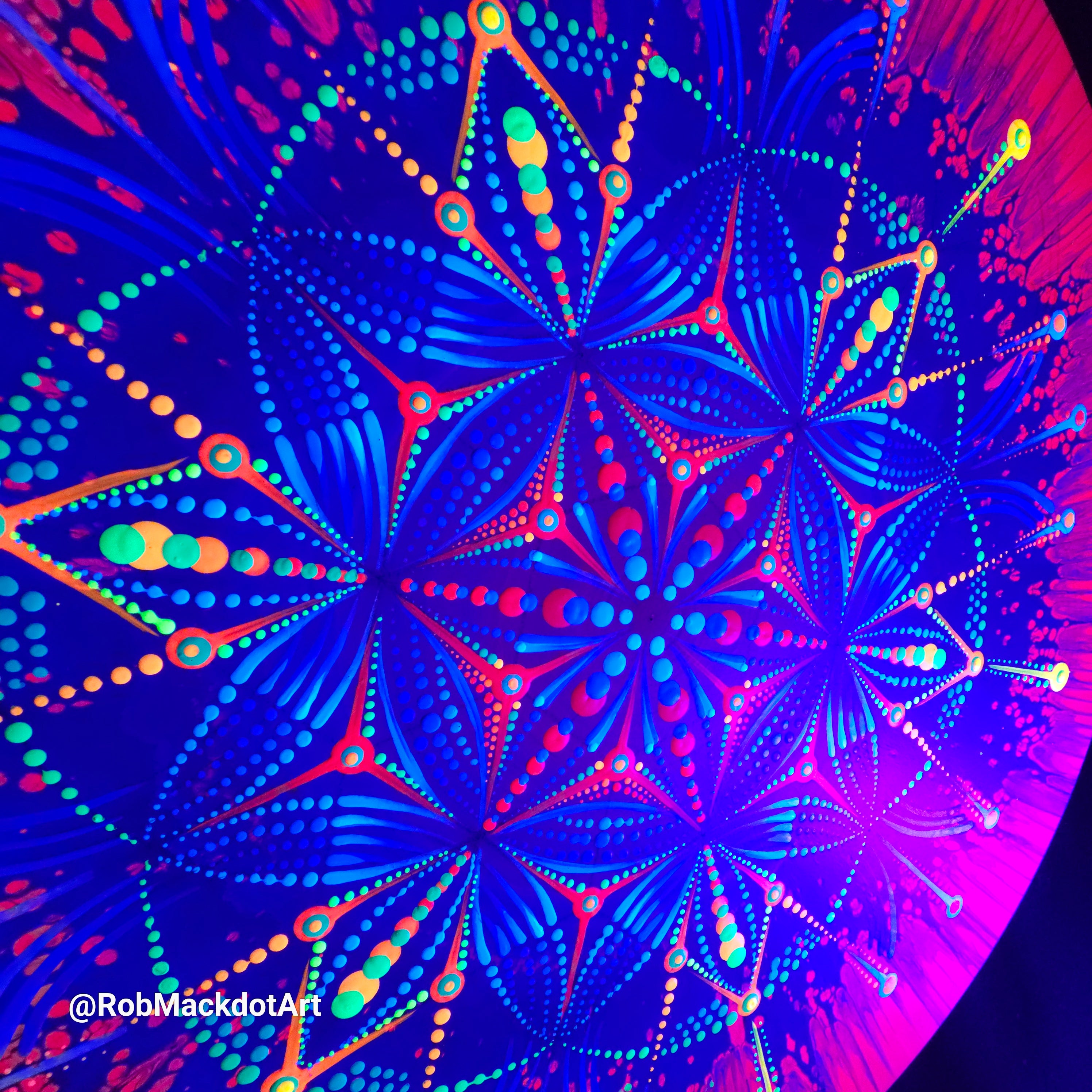 60cm Original Psychedelic Artwork 33