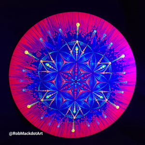 60cm Original Psychedelic Artwork 33
