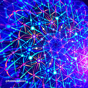 60cm Original Psychedelic Artwork 34