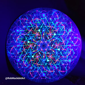 60cm Original Psychedelic Artwork 34