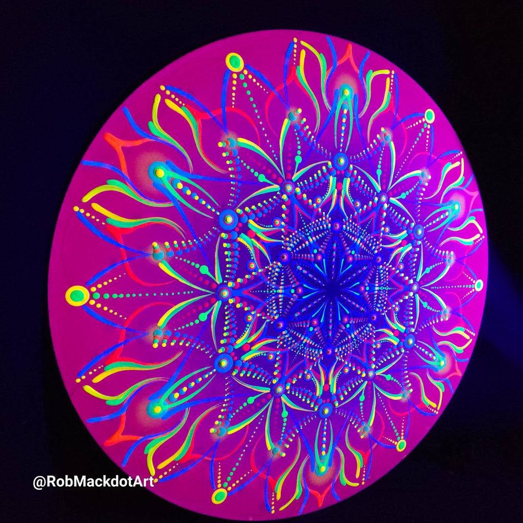 60cm Original Psychedelic Artwork 35