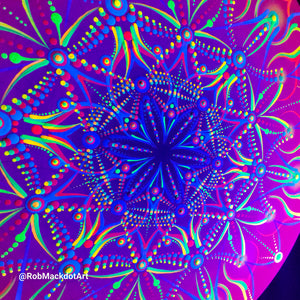 60cm Original Psychedelic Artwork 35