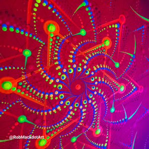 60cm Original Psychedelic Artwork 36