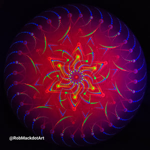60cm Original Psychedelic Artwork 36