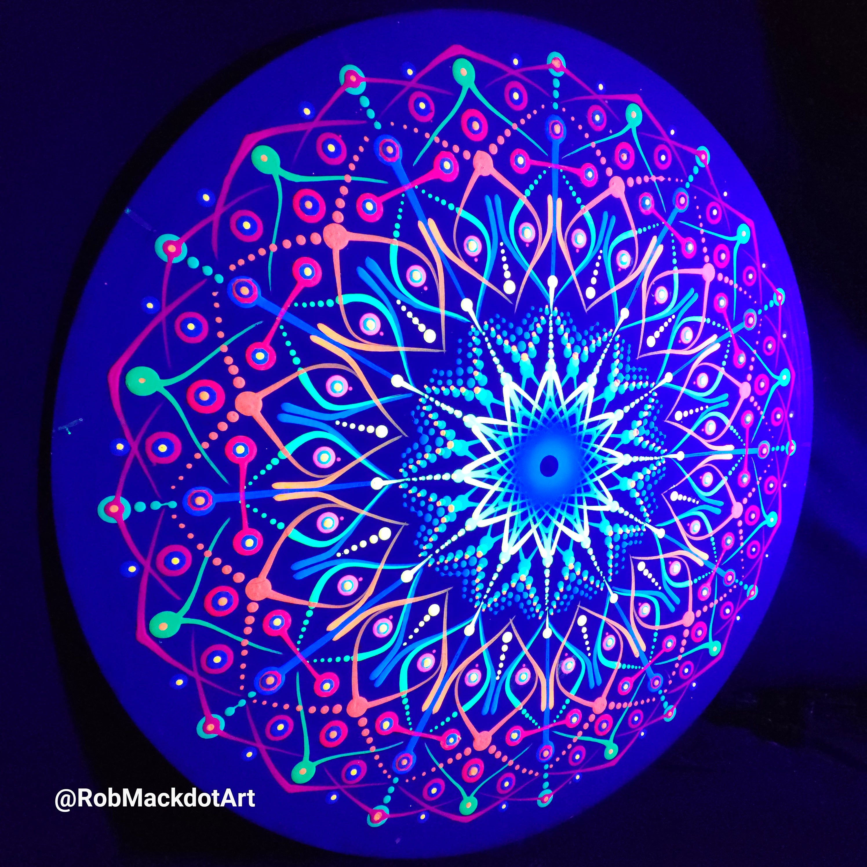 60cm Original Psychedelic Artwork 37