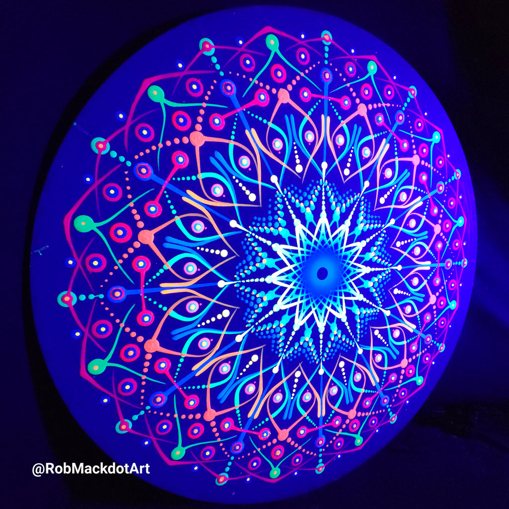 60cm Original Psychedelic Artwork 37