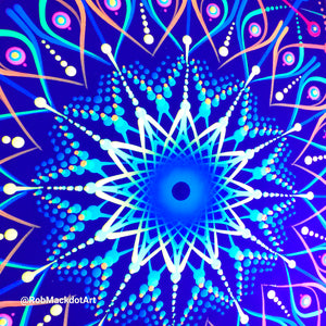 60cm Original Psychedelic Artwork 37