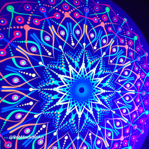 60cm Original Psychedelic Artwork 37
