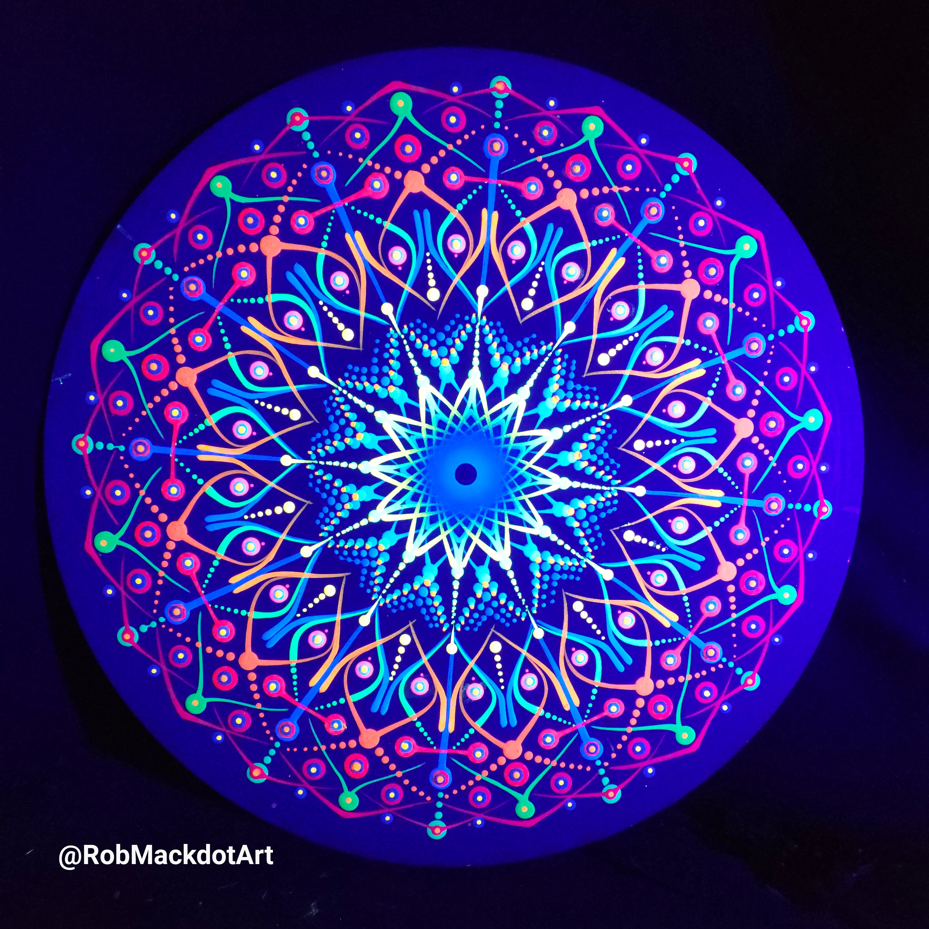 60cm Original Psychedelic Artwork 37