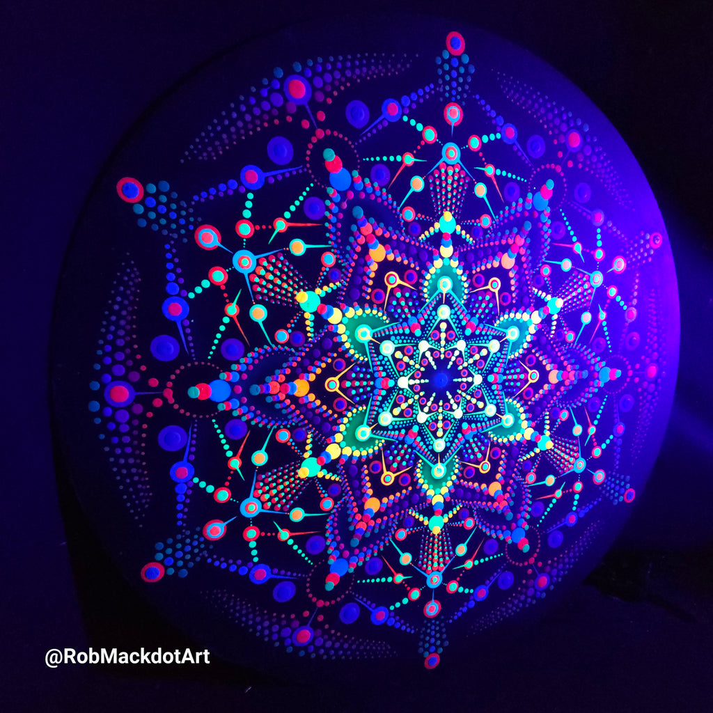 60cm Original Psychedelic Artwork 39