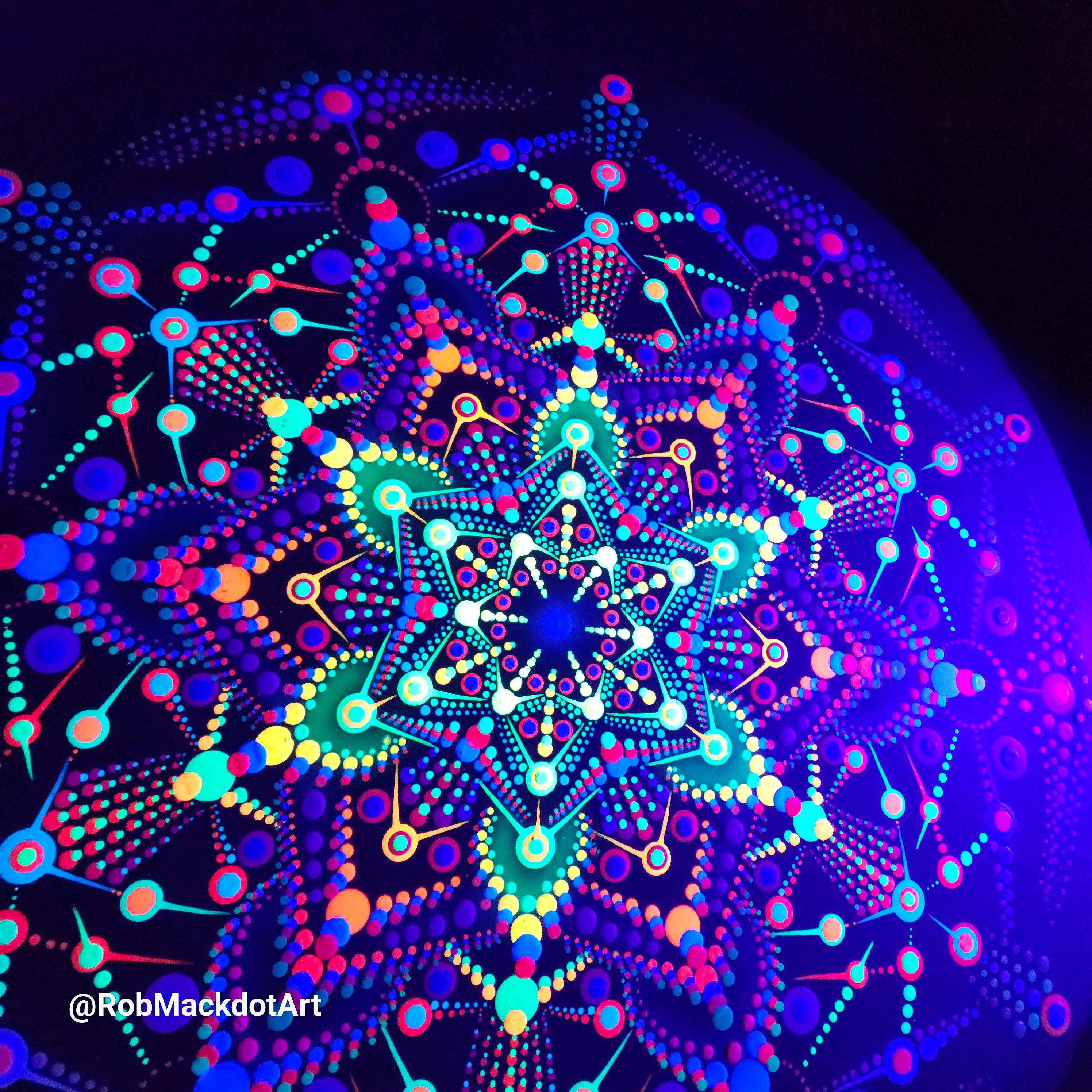 60cm Original Psychedelic Artwork 39