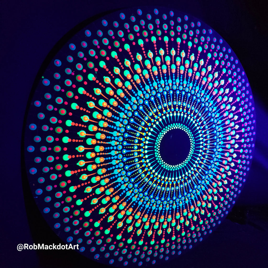 60cm Original Psychedelic Artwork 38