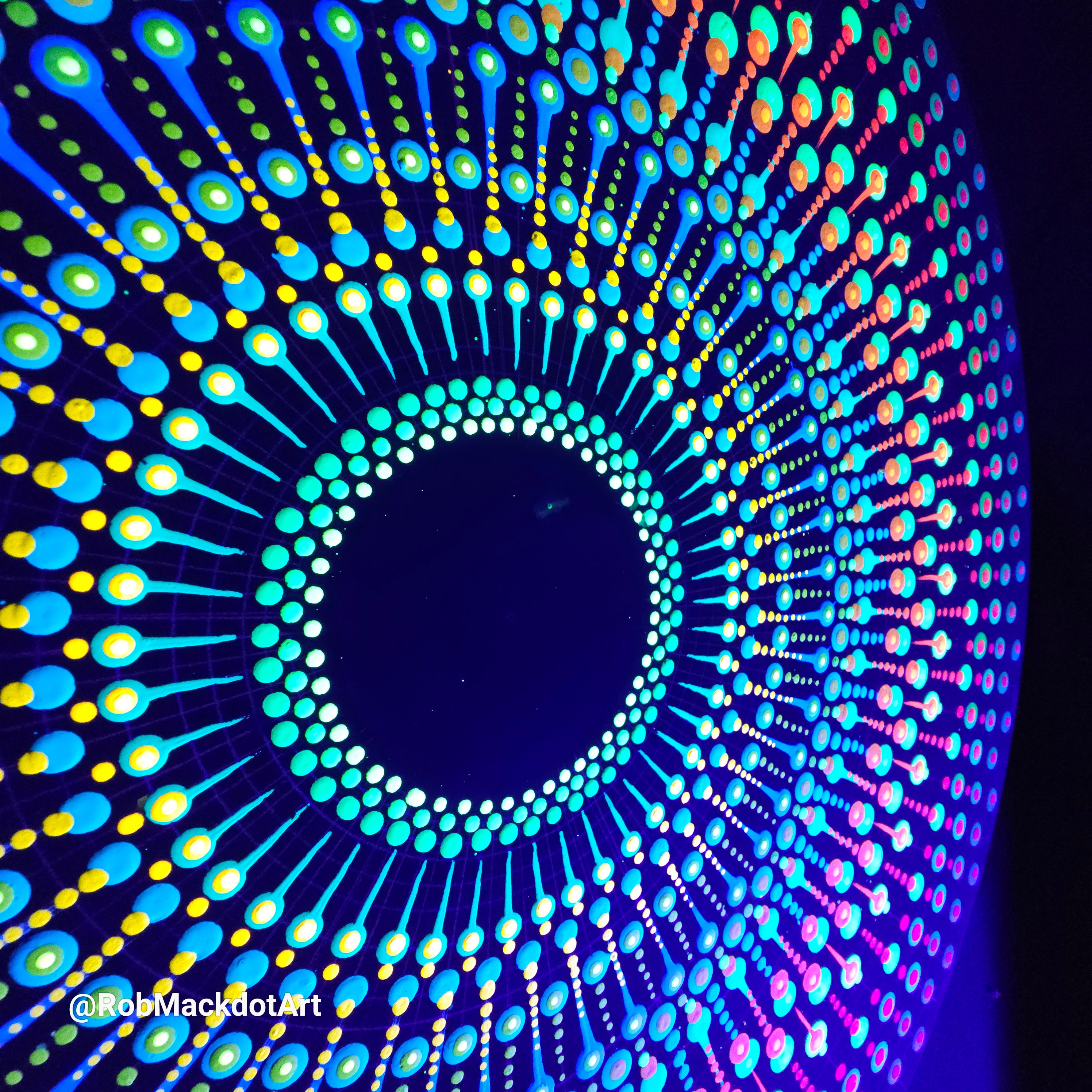 60cm Original Psychedelic Artwork 38