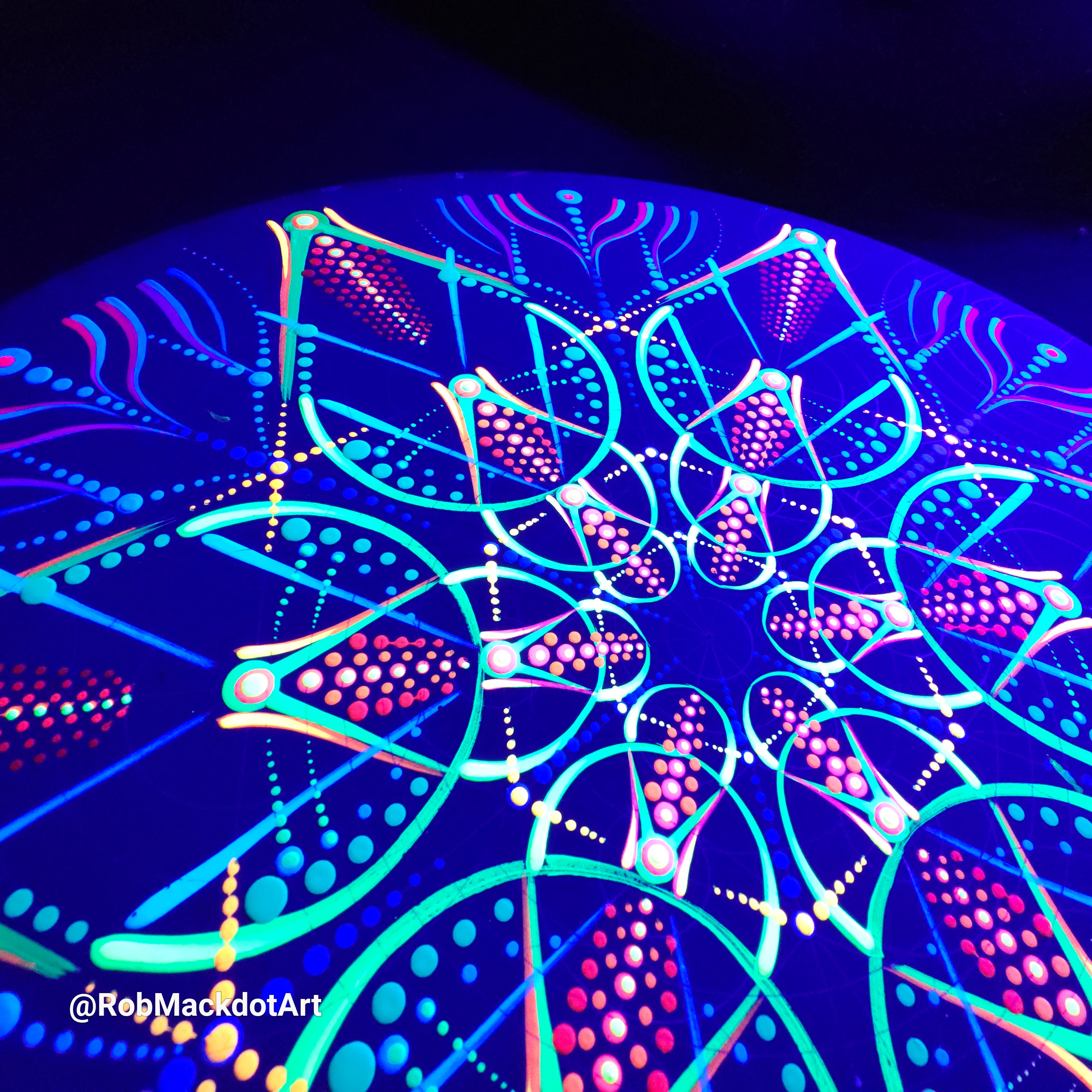 60cm Original Psychedelic Artwork 40