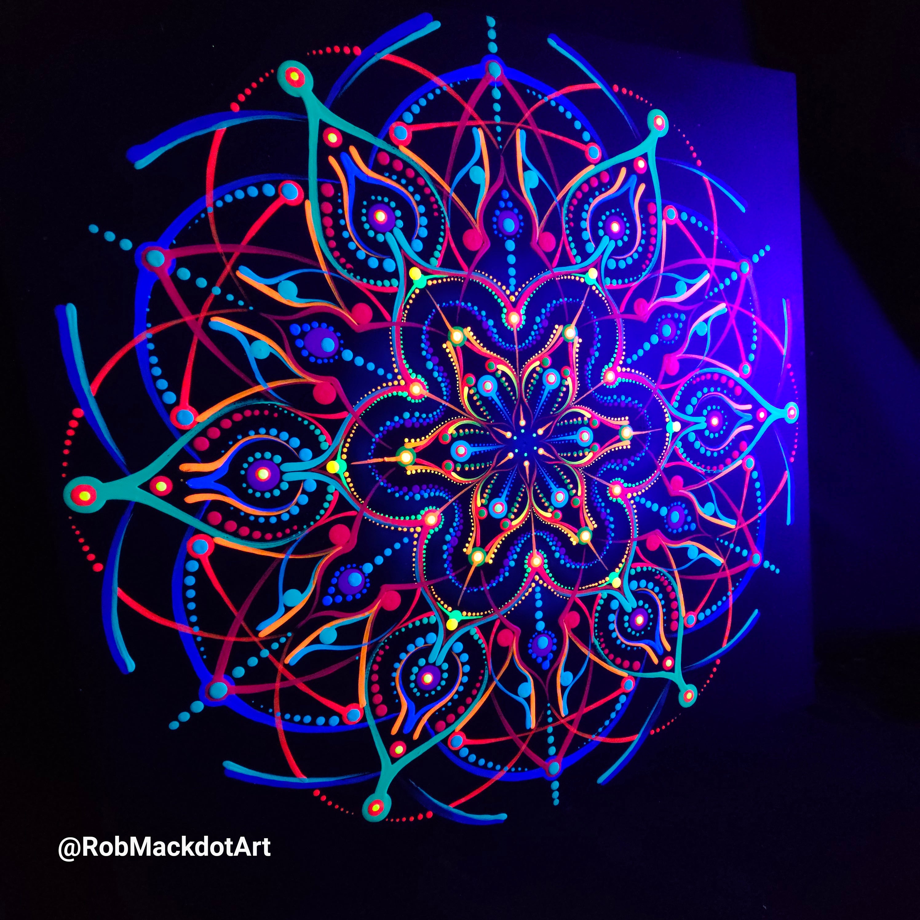 60cm Original Psychedelic Artwork 42