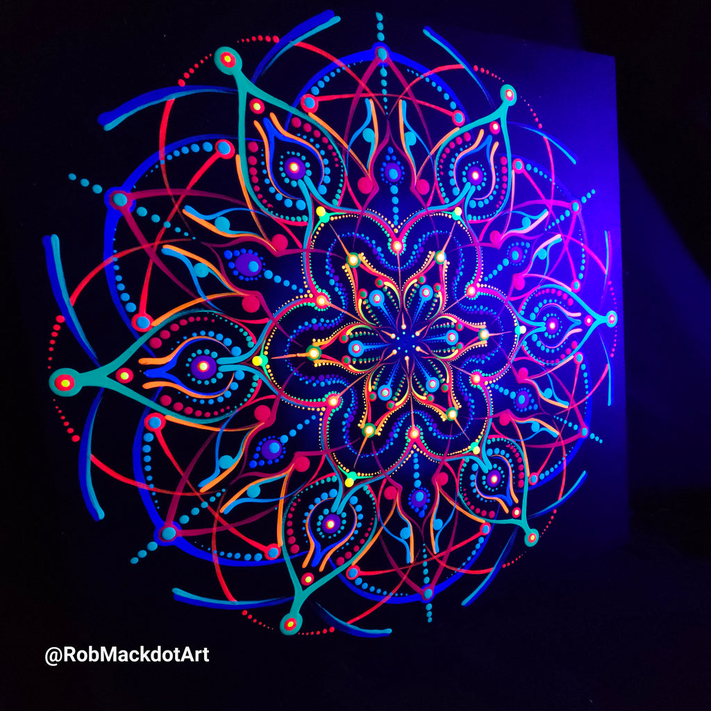 60cm Original Psychedelic Artwork 42