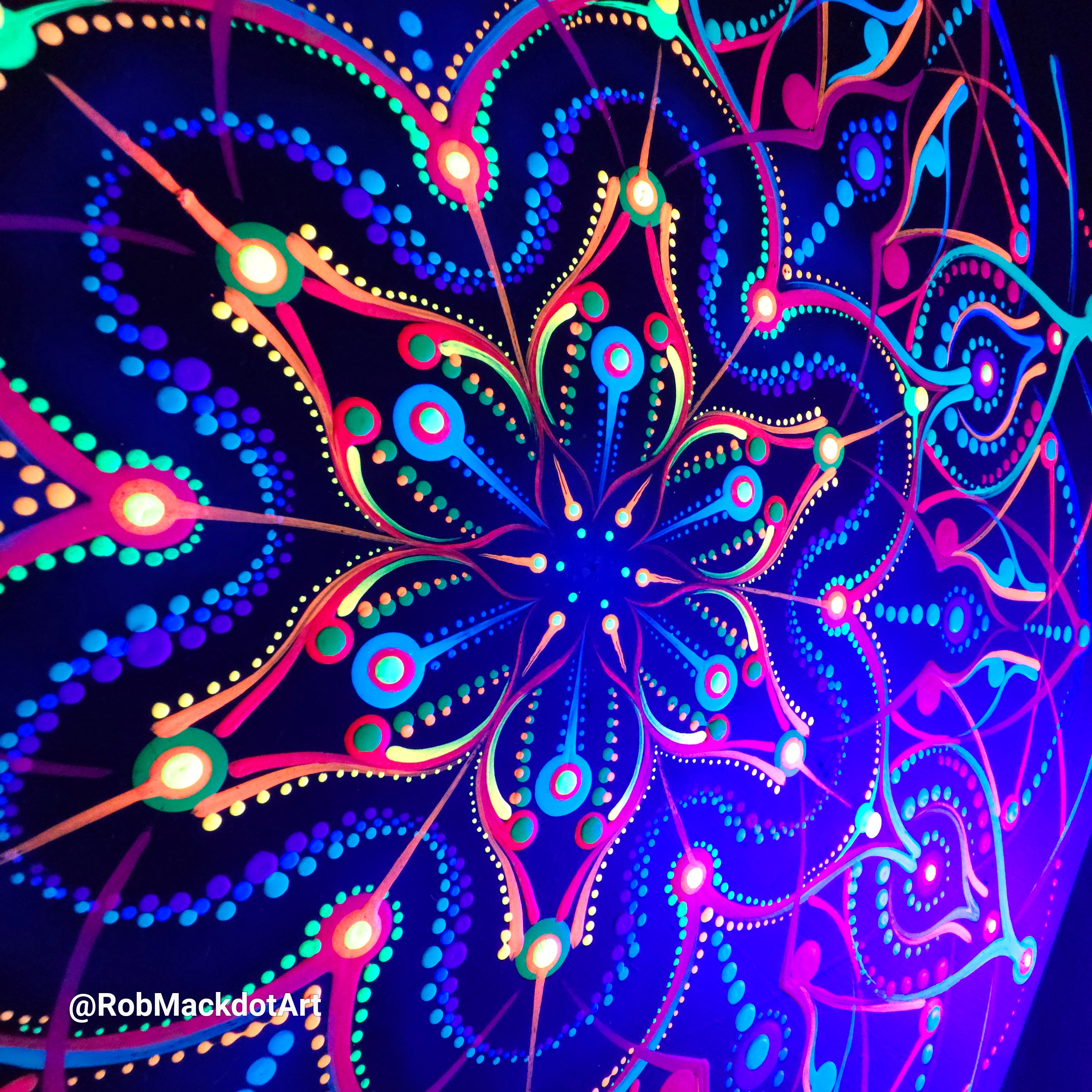 60cm Original Psychedelic Artwork 42