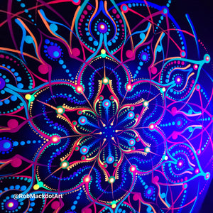 60cm Original Psychedelic Artwork 42