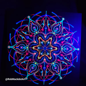 60cm Original Psychedelic Artwork 42