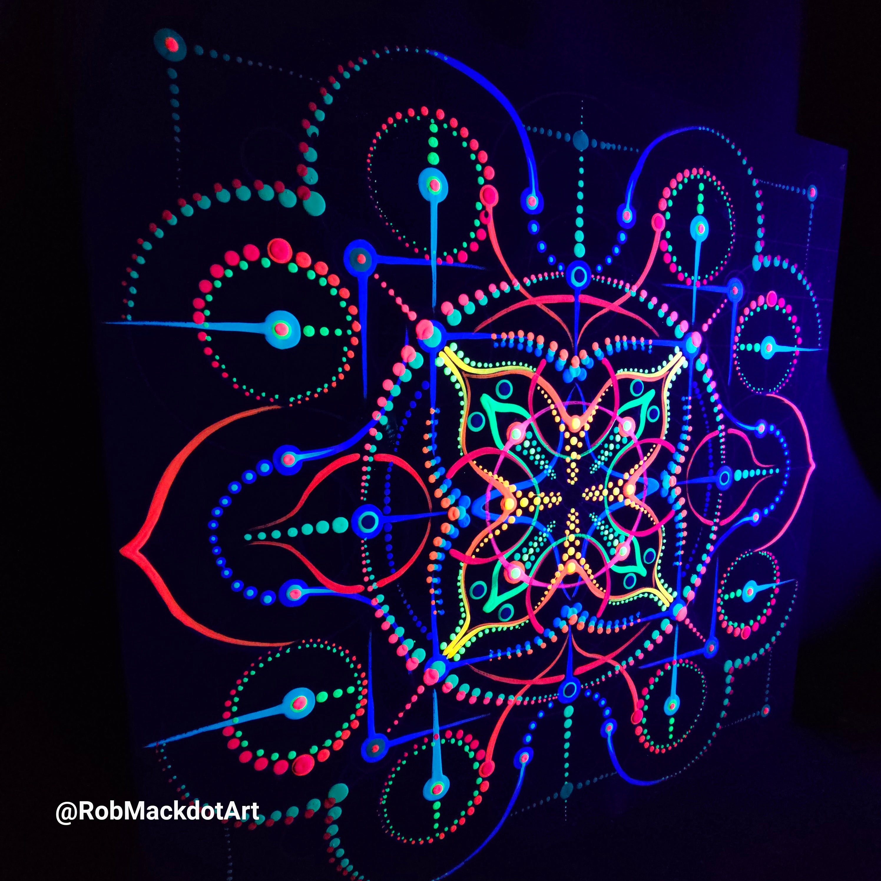 60cm Original Psychedelic Artwork 43