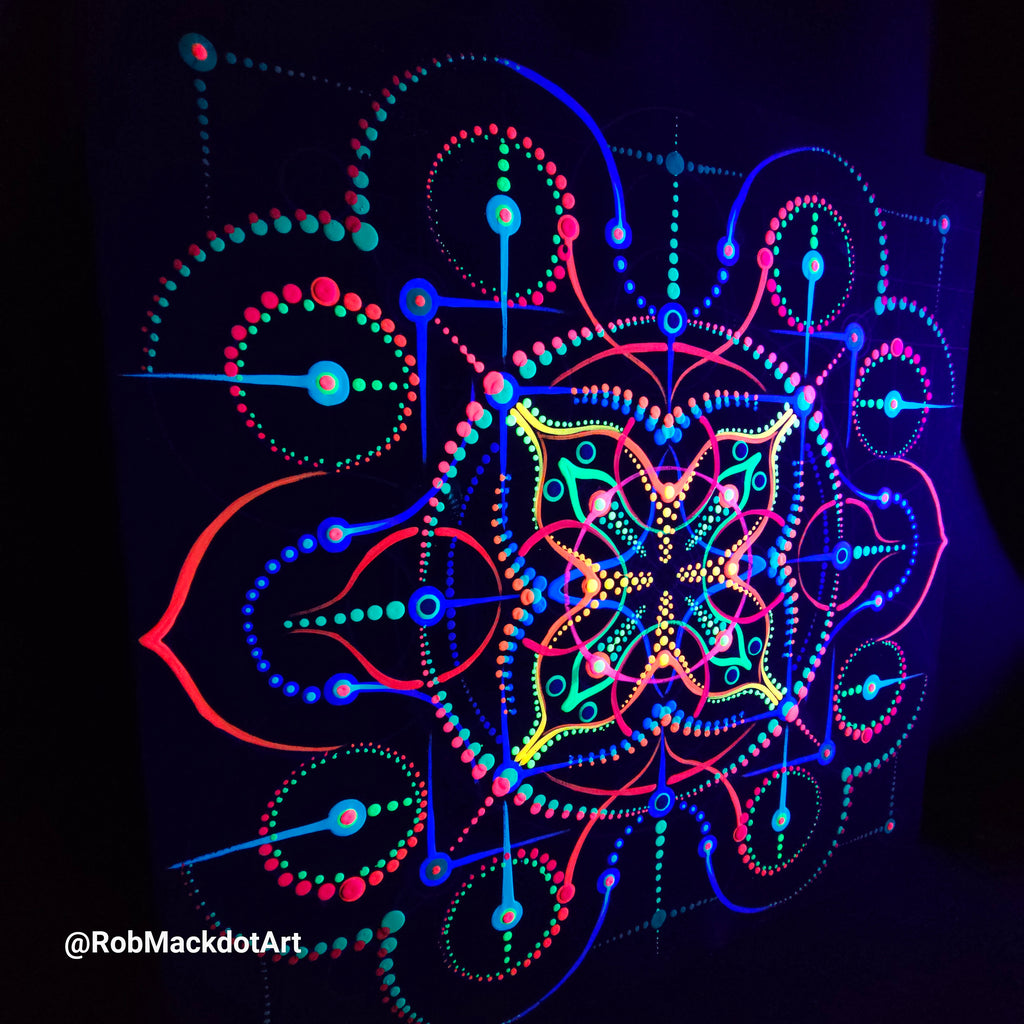 60cm Original Psychedelic Artwork 43